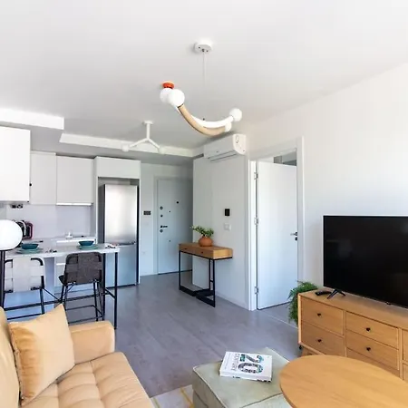 Daire Cozy Stylish 1br W/ Free Shuttle #195